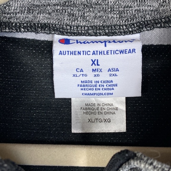 Champion quarter zip Texas A&M Aggie pullover heathered black XL football fan - Picture 3 of 9